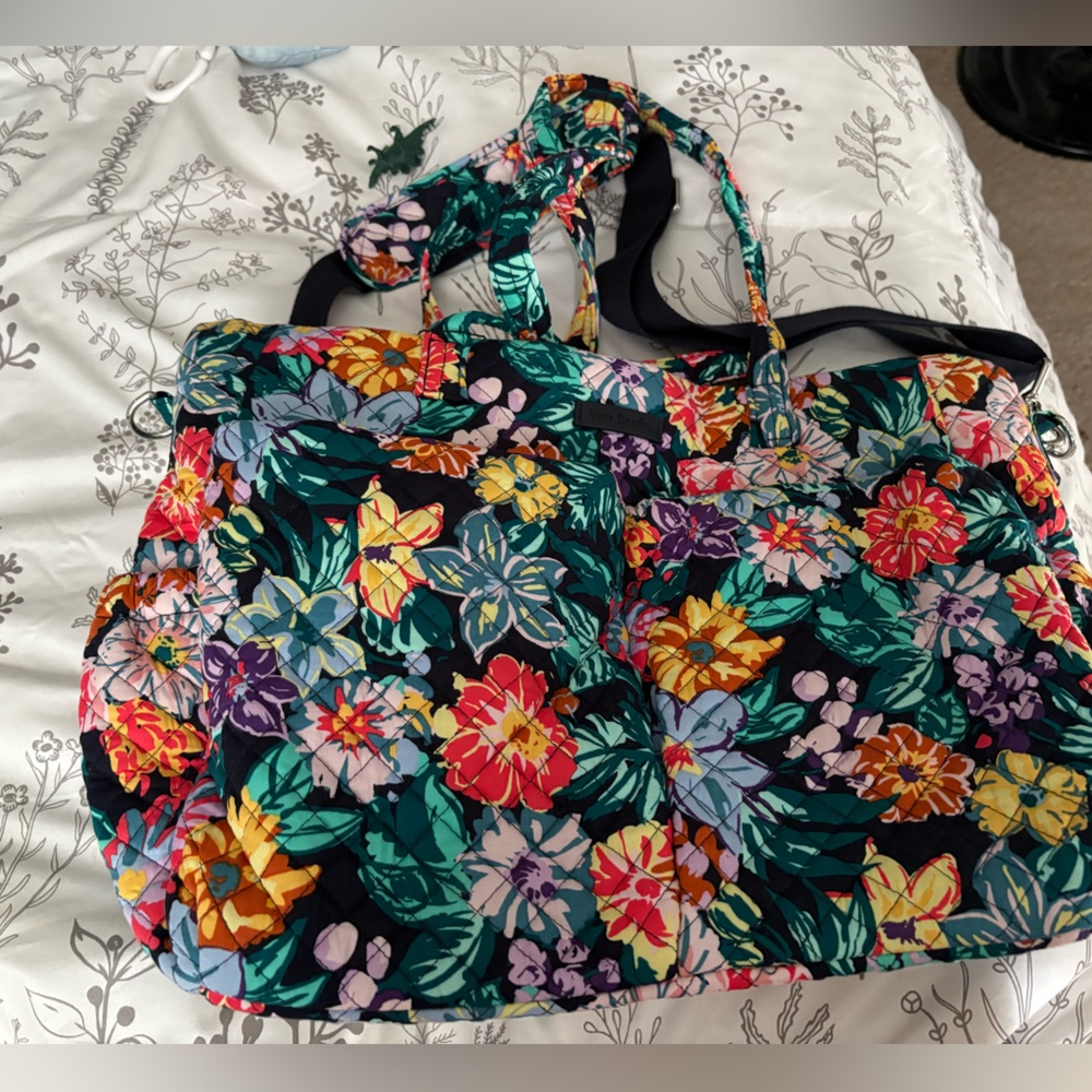 Vera Bradley Happy Blooms Diaper Bag